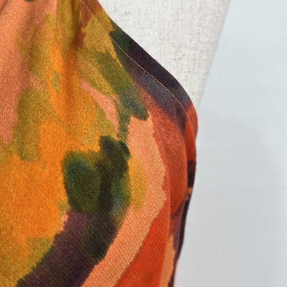 Anthropologie Maxi Dress Tie Dye Abstract Boho Casual Size XS - Picture 3 of 11